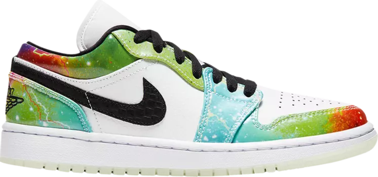 Кроссовки Wmns Air Jordan 1 Low Galaxy, разноцветный