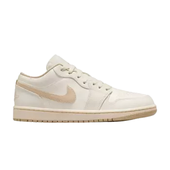 Кроссовки Wmns Air Jordan 1 Low 'Sail Rattan', кремовый