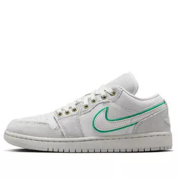 Кроссовки (WMNS) Air Jordan 1 Low SE 'Distressed Light Smoke Grey', серый
