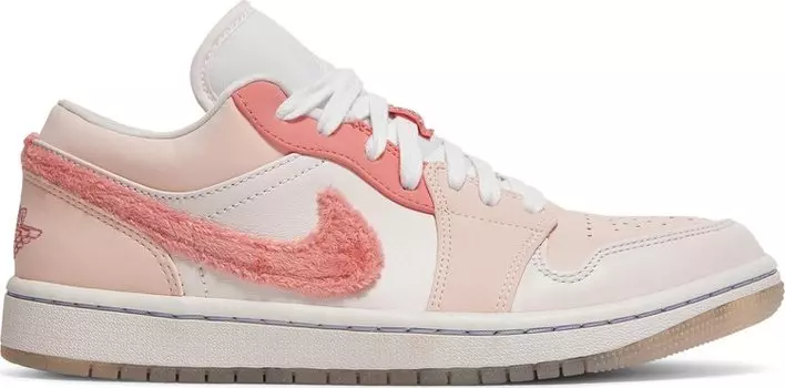 Кроссовки Wmns Air Jordan 1 Low SE Mighty Swooshers, розовый