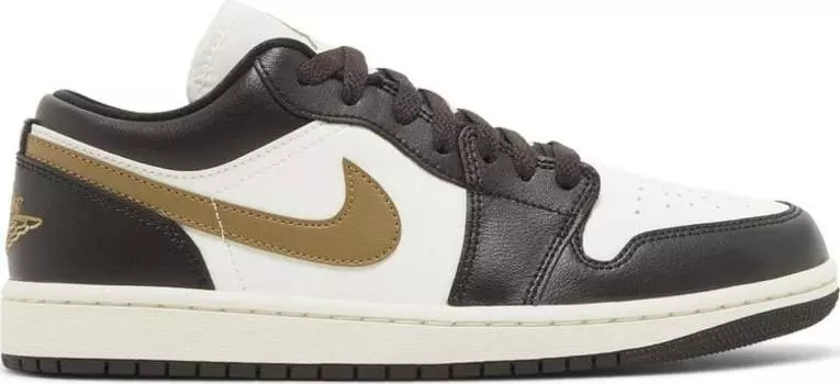 Кроссовки Wmns Air Jordan 1 Low 'Shadow Brown', коричневый