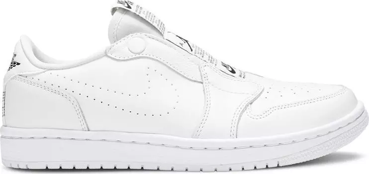 Кроссовки Wmns Air Jordan 1 Low Slip White, белый