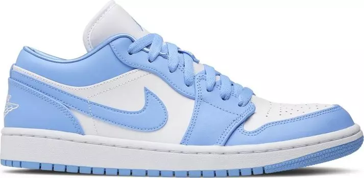 Кроссовки Wmns Air Jordan 1 Low UNC, синий