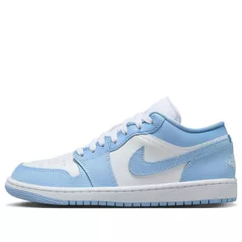 Кроссовки (WMNS) Air Jordan 1 Low 'White Aluminum', белый