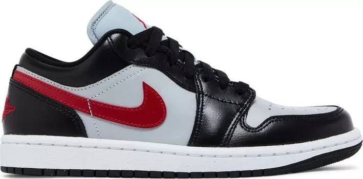 Кроссовки Wmns Air Jordan 1 Low 'Wolf Grey Gym Red', серый