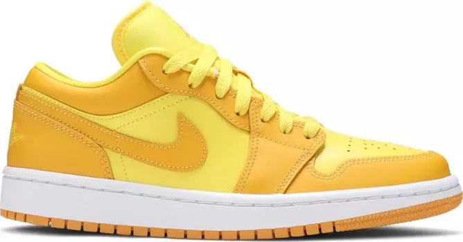 Кроссовки Wmns Air Jordan 1 Low Yellow Strike, желтый