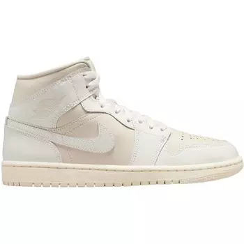 Кроссовки WMNS Air Jordan 1 Mid, цвет Legend Lt Brown/Sail-Muslin