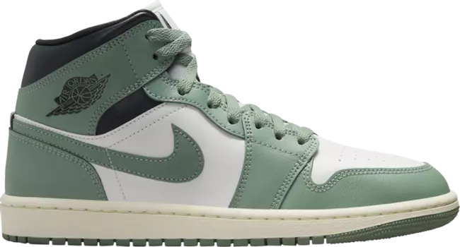 Кроссовки Wmns Air Jordan 1 Mid 'Jade Smoke', зеленый