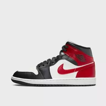 Кроссовки WMNS Air Jordan 1 Mid JORDAN, цвет sail/gym red/off noir/white