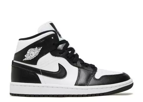Кроссовки WMNS AIR JORDAN 1 MID 'PANDA', белый