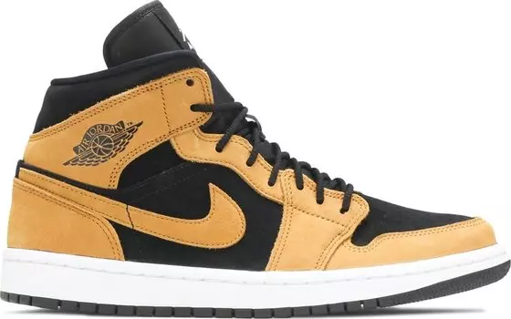 Кроссовки Wmns Air Jordan 1 Mid SE Desert Ochre, коричневый