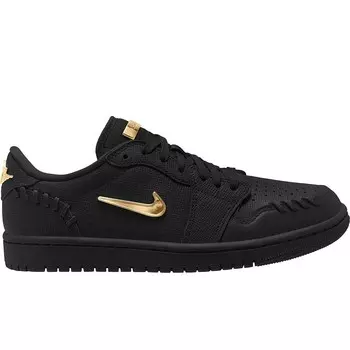 Кроссовки WMNS Air Jordan 1 ММ Low, цвет Schwarz/Metallic Gold