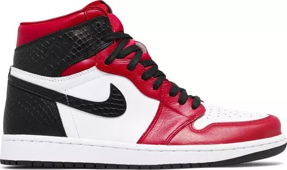 Кроссовки Wmns Air Jordan 1 Retro High OG Satin Red, красный