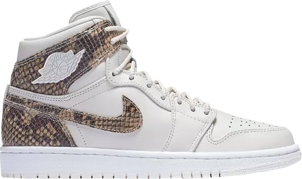 Кроссовки Wmns Air Jordan 1 Retro High Premium Phantom, белый