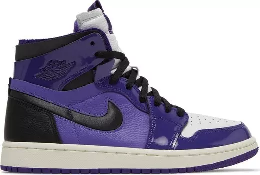 Кроссовки Wmns Air Jordan 1 Zoom Comfort Court Purple Patent, фиолетовый