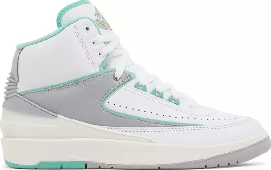 Кроссовки Wmns Air Jordan 2 Retro 'Crystal Mint', белый