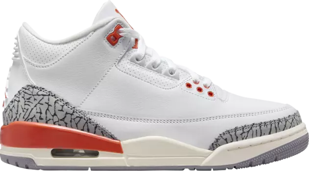 Кроссовки Wmns Air Jordan 3 Retro 'Georgia Peach', белый