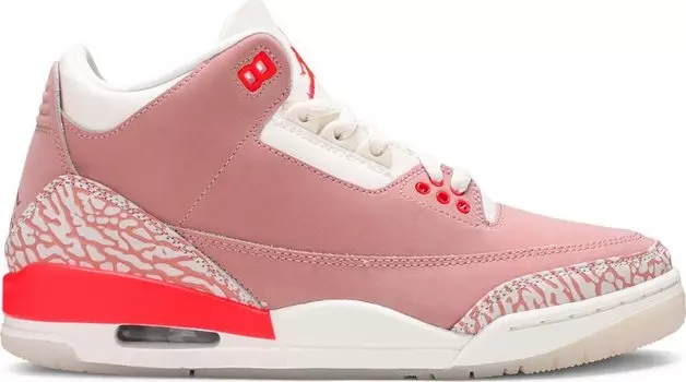 Кроссовки Wmns Air Jordan 3 Retro Rust Pink, розовый