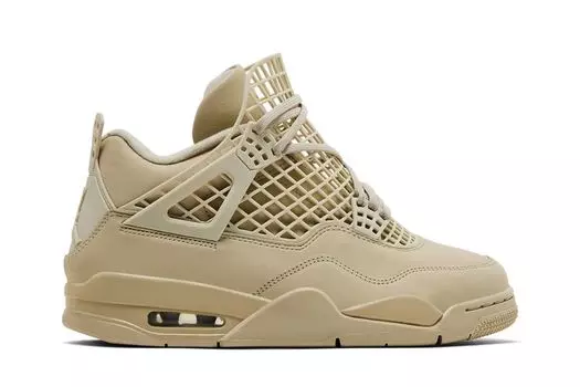 Кроссовки Wmns Air Jordan 4 Retro 'Net - Rattan', кремовый