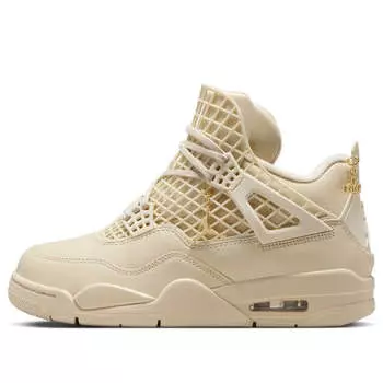 Кроссовки (WMNS) Air Jordan 4 Retro 'Net Rattan', бежевый