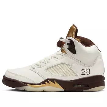 Кроссовки (WMNS) Air Jordan 5 'Golden Ticket', коричневый