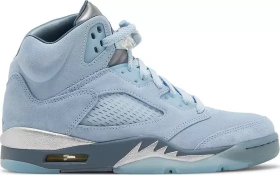 Кроссовки Wmns Air Jordan 5 Retro Blue Bird, синий