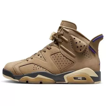 Кроссовки WMNS AIR JORDAN 6 RETRO GTX Jordan, цвет Braun/Gold/Braun