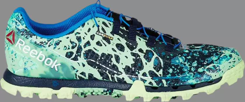 Кроссовки wmns all terrain super or 'blue citron' Reebok, зеленый