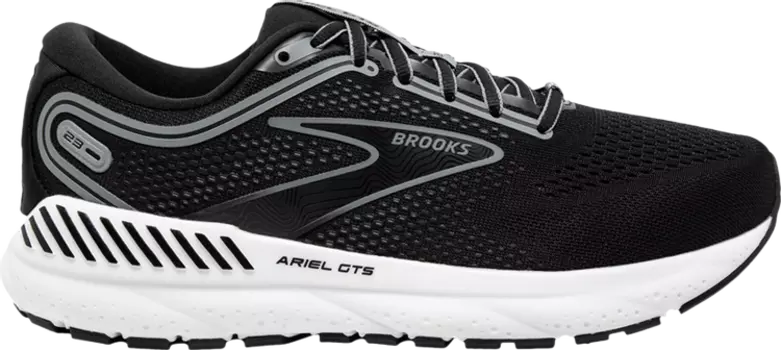 Кроссовки Wmns Ariel GTS 23 Wide 'Black Grey', черный