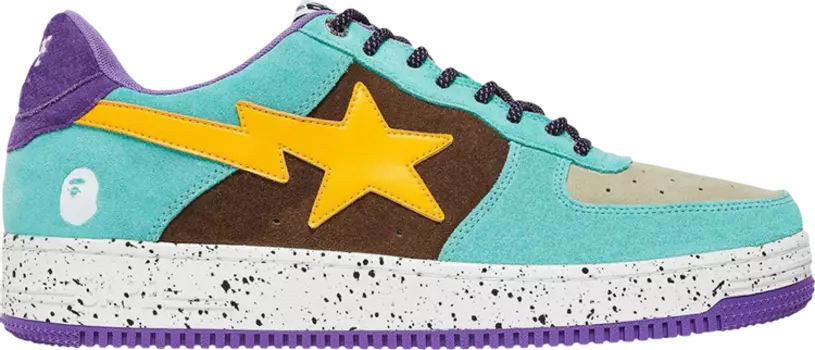 Кроссовки Wmns Bapesta #2 Brown Yellow, коричневый