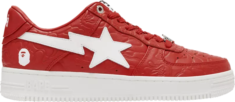 Кроссовки Wmns Bapesta #3 'Line Camo Red', красный