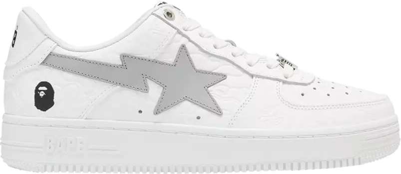 Кроссовки Wmns Bapesta #3 'Line Camo White', белый