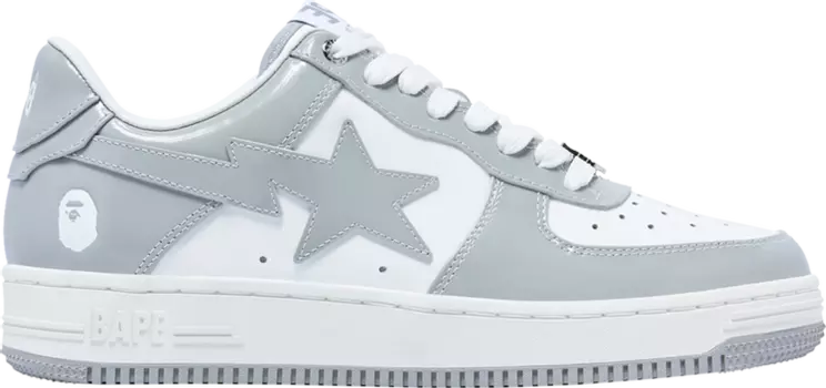 Кроссовки Wmns Bapesta #5 Light Grey, серый