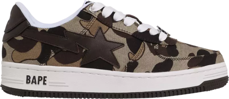 Кроссовки Wmns Bapesta 'Cookie Camo 2 - Brown', коричневый