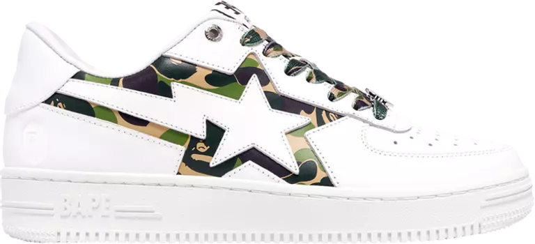 Кроссовки Wmns Bapesta 'Icon ABC Camo - Green', зеленый