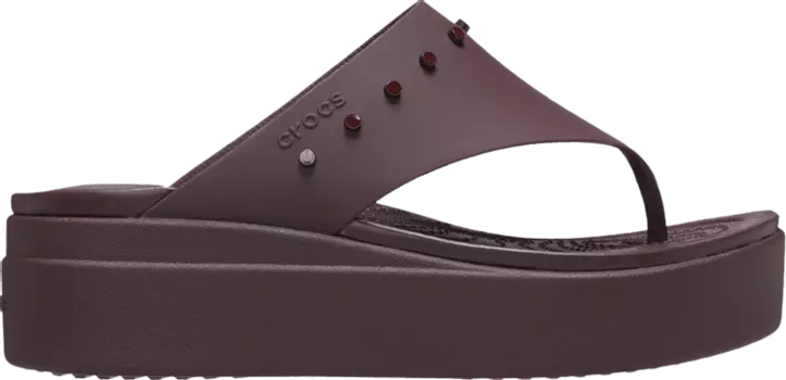 Кроссовки Wmns Brooklyn Studded Flip 'Dark Cherry', красный