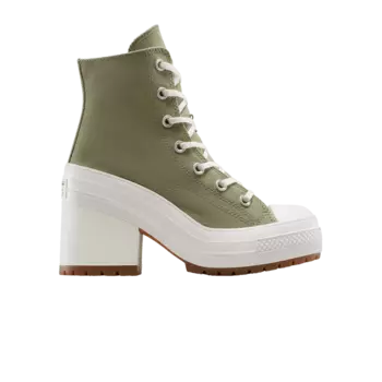 Кроссовки Wmns Chuck 70 De Luxe Heel High 'Light Field Surplus', зеленый