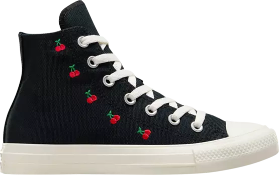 Кроссовки Wmns Chuck Taylor All Star High 'Cherries', черный
