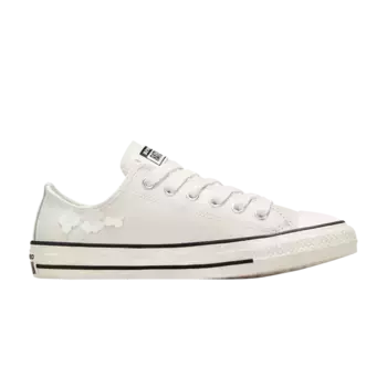 Кроссовки Wmns Chuck Taylor All Star Leather Low, цвет 3D Flowers - Vintage White