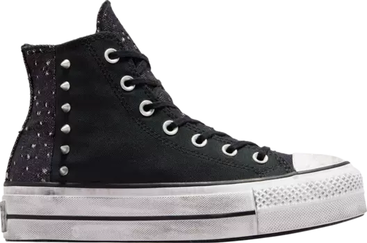 Кроссовки Wmns Chuck Taylor All Star Lift Platform High 'Studded', черный