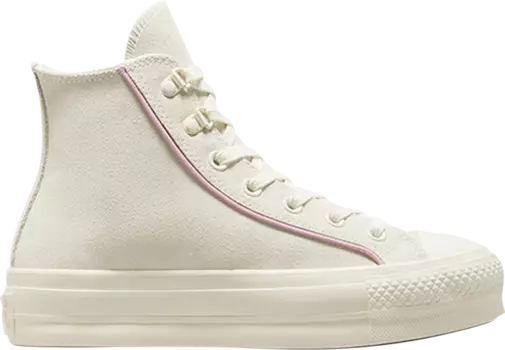 Кроссовки Wmns Chuck Taylor All Star Lift Platform High 'Egret Phantom Violet', кремовый