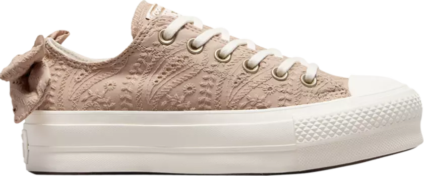 Кроссовки Wmns Chuck Taylor All Star Lift Low 'Bow', коричневый