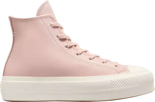 Кроссовки Wmns Chuck Taylor All Star Lift Platform High 'Bold Stitch - Pink Sage', розовый