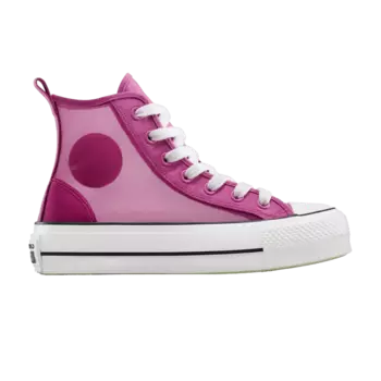 Кроссовки Wmns Chuck Taylor All Star Lift Platform High 'Translucent Color', фиолетовый
