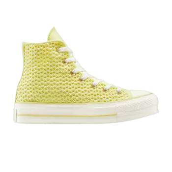 Кроссовки Wmns Chuck Taylor All Star Lift Platform Knit High 'Lemon Slushy', желтый