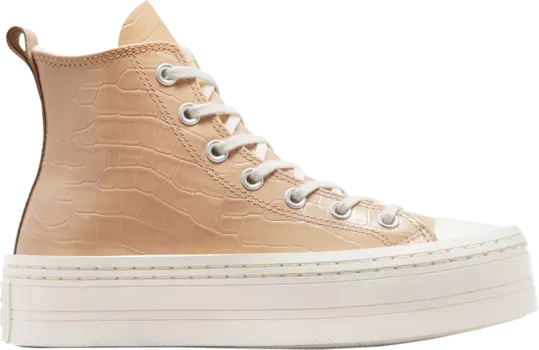 Кроссовки Wmns Chuck Taylor All Star Modern Lift Platform High 'Crocodile', розовый