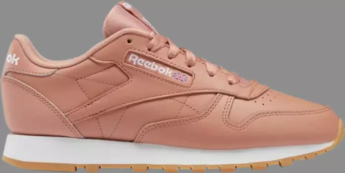 Кроссовки wmns classic leather 'canyon coral melon' Reebok, розовый
