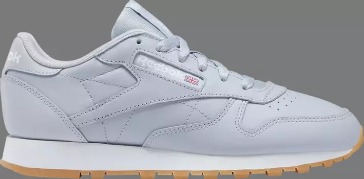 Кроссовки wmns classic leather 'cold grey' Reebok, серый