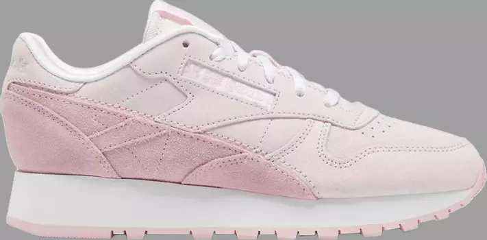 Кроссовки wmns classic leather 'porcelain pink' Reebok, розовый