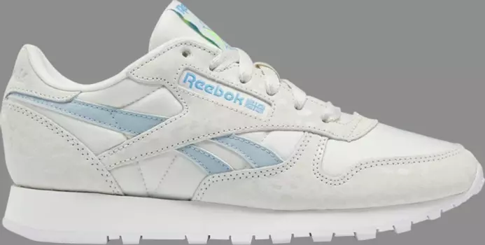 Кроссовки wmns classic leather 'pure grey white' Reebok, серый